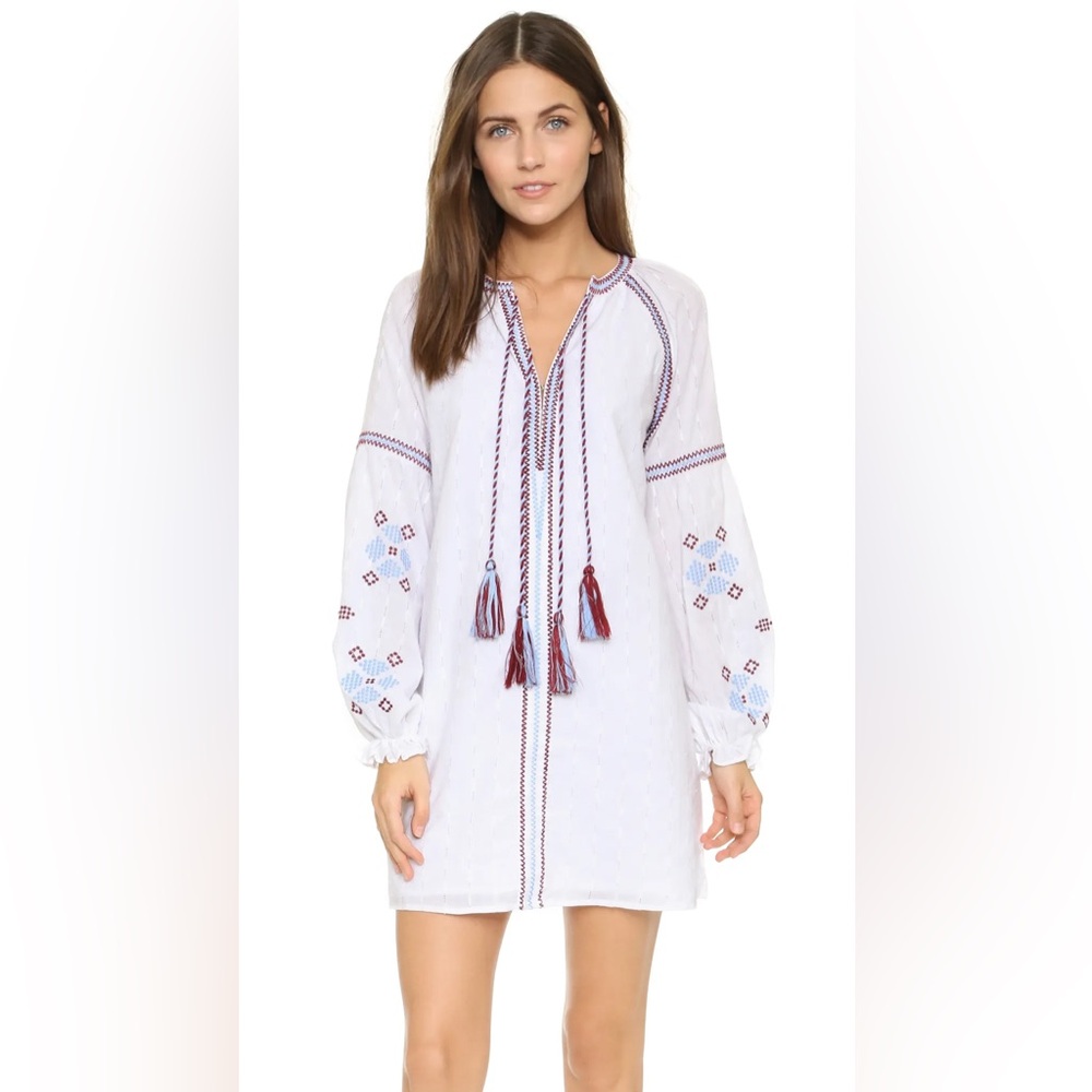 Endless Rose White Tunic with Embroidery